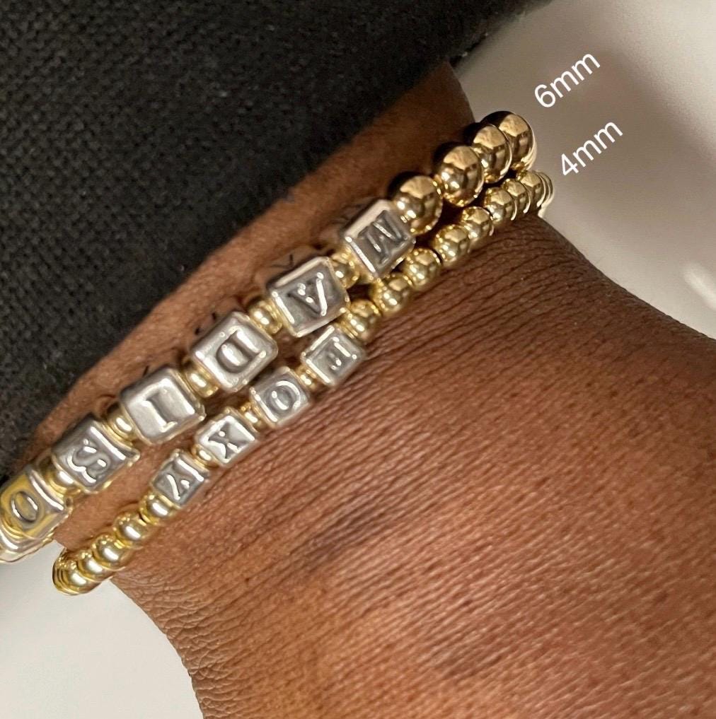 14k Gold Filled Bracelet – Lobster Clasp Name Design