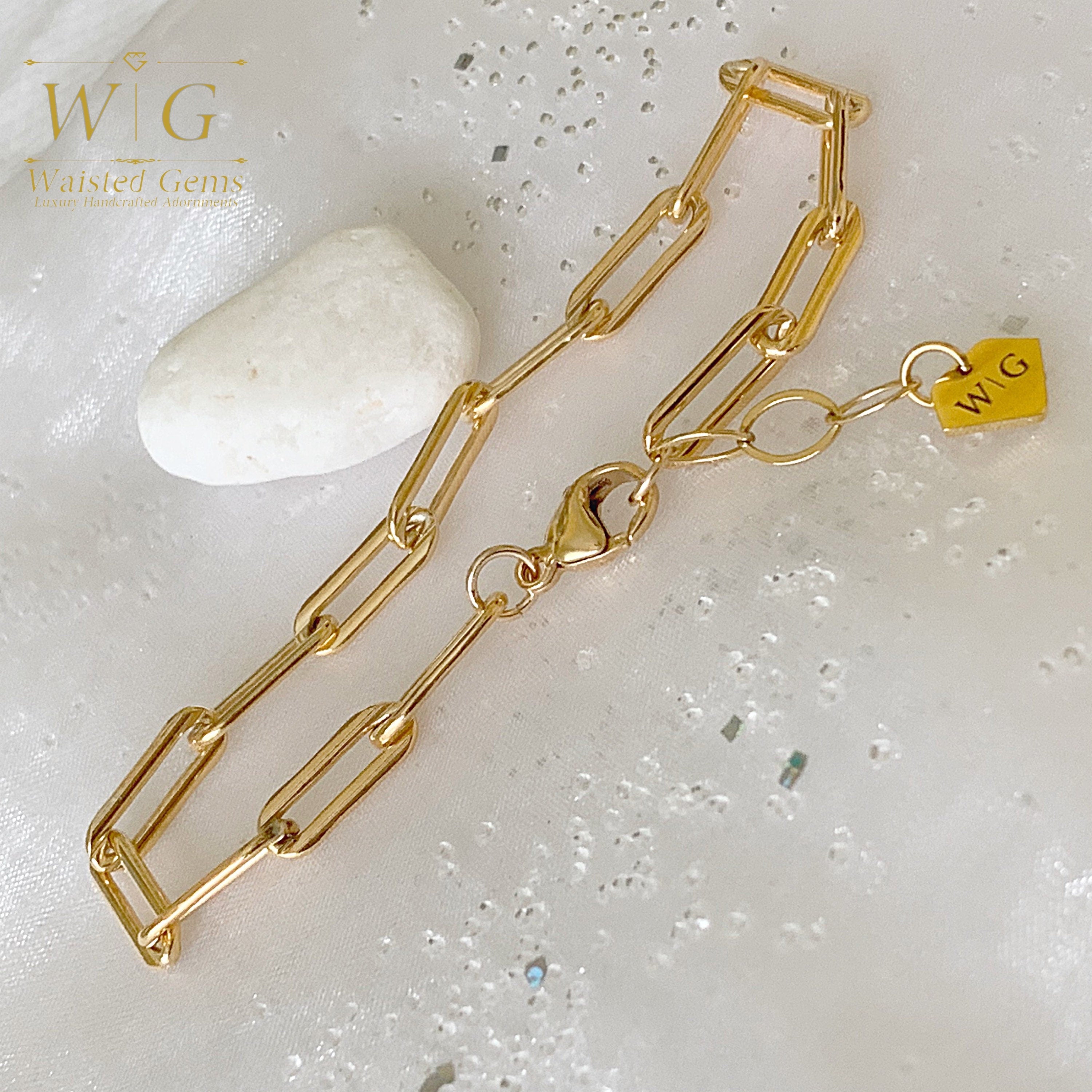 Paperclip Chain Bracelet