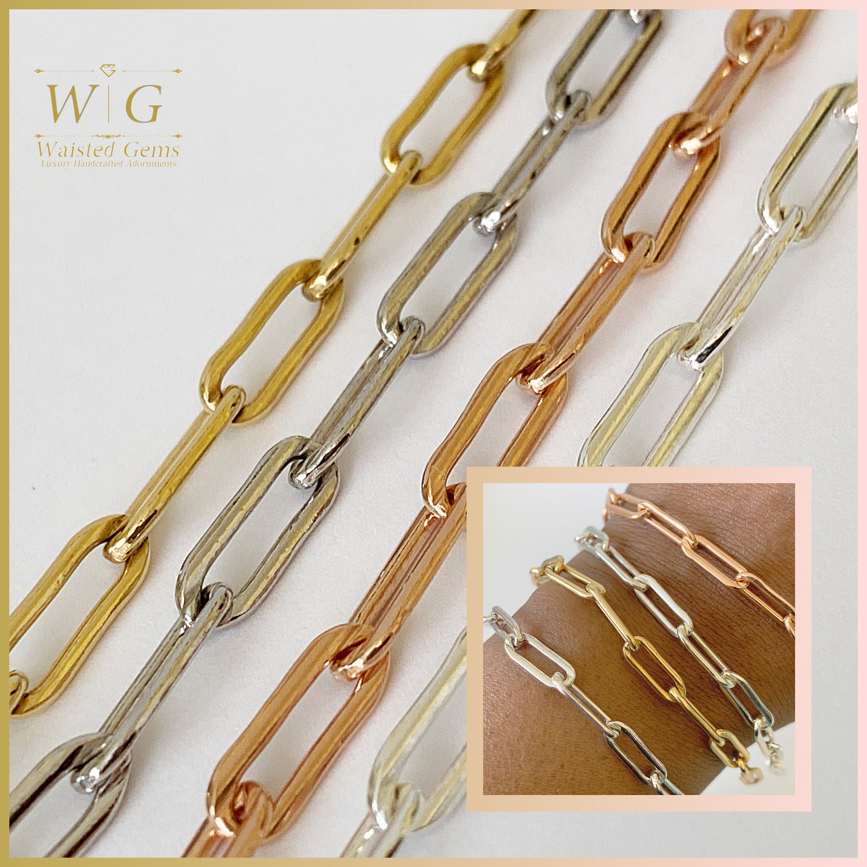 Paperclip Chain Bracelet
