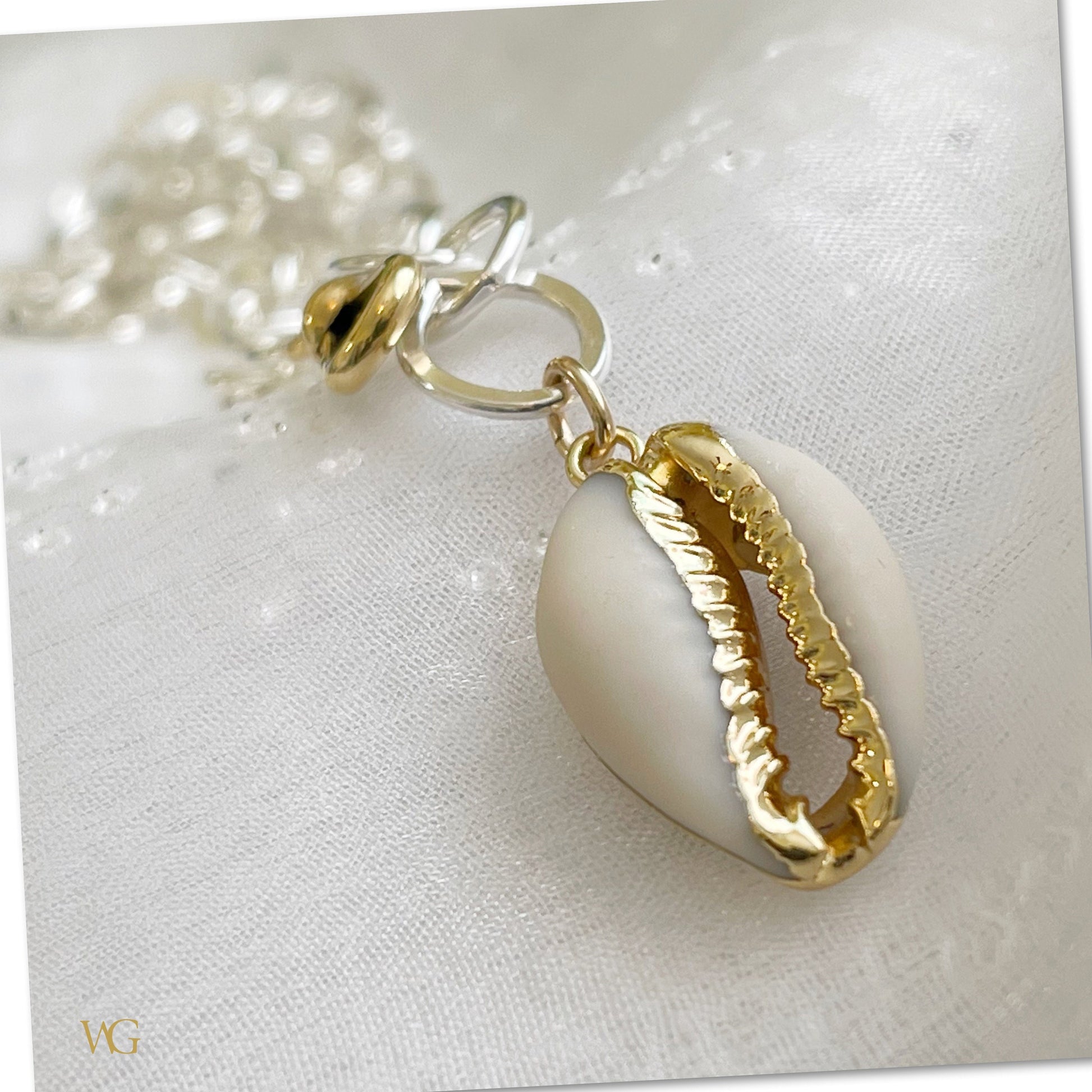 Large Link Statement Charm Necklace — Mixed Babes Collection