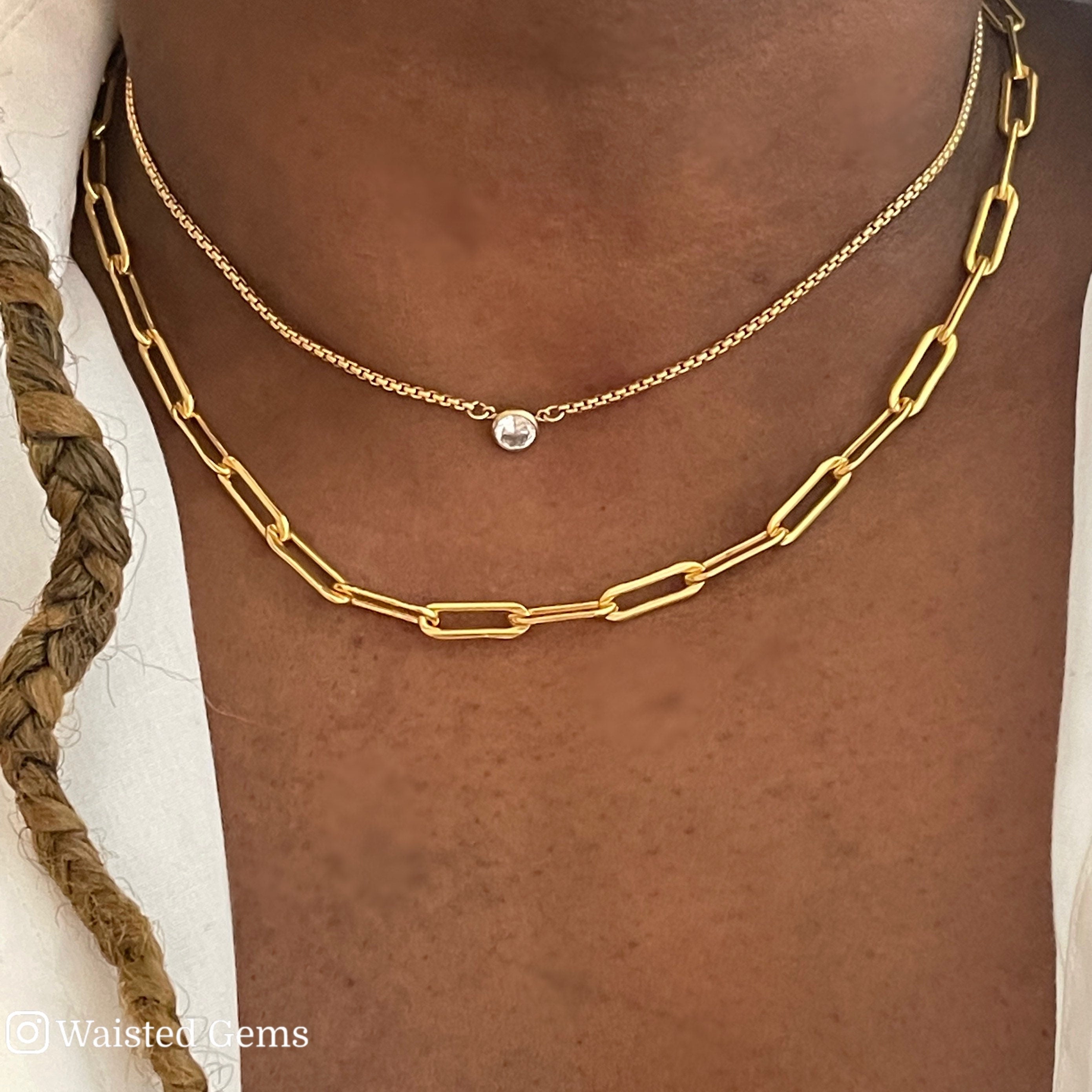 Paperclip Chain Necklace