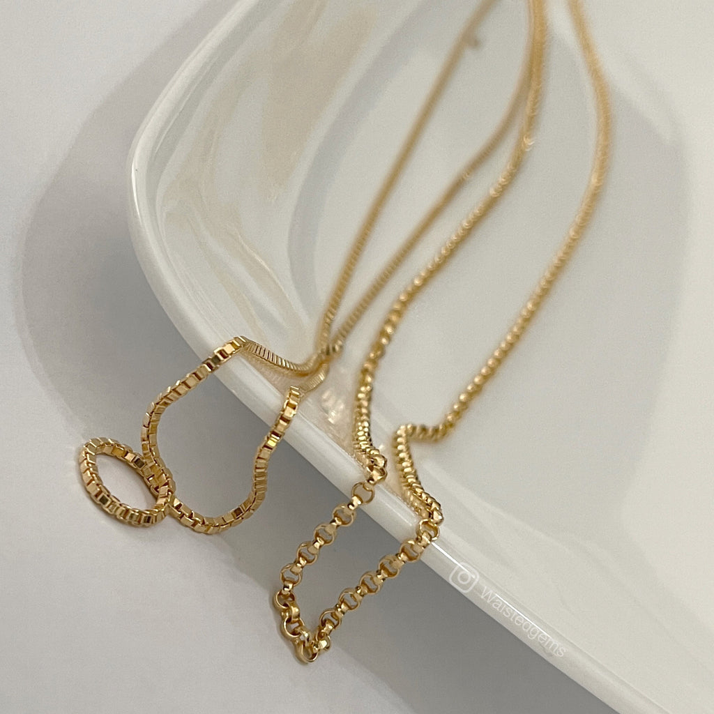 14k Gold Filled Waist Chain – Rolo Design