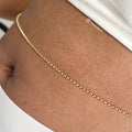 14k Gold Filled Waist Chain – Rolo Design