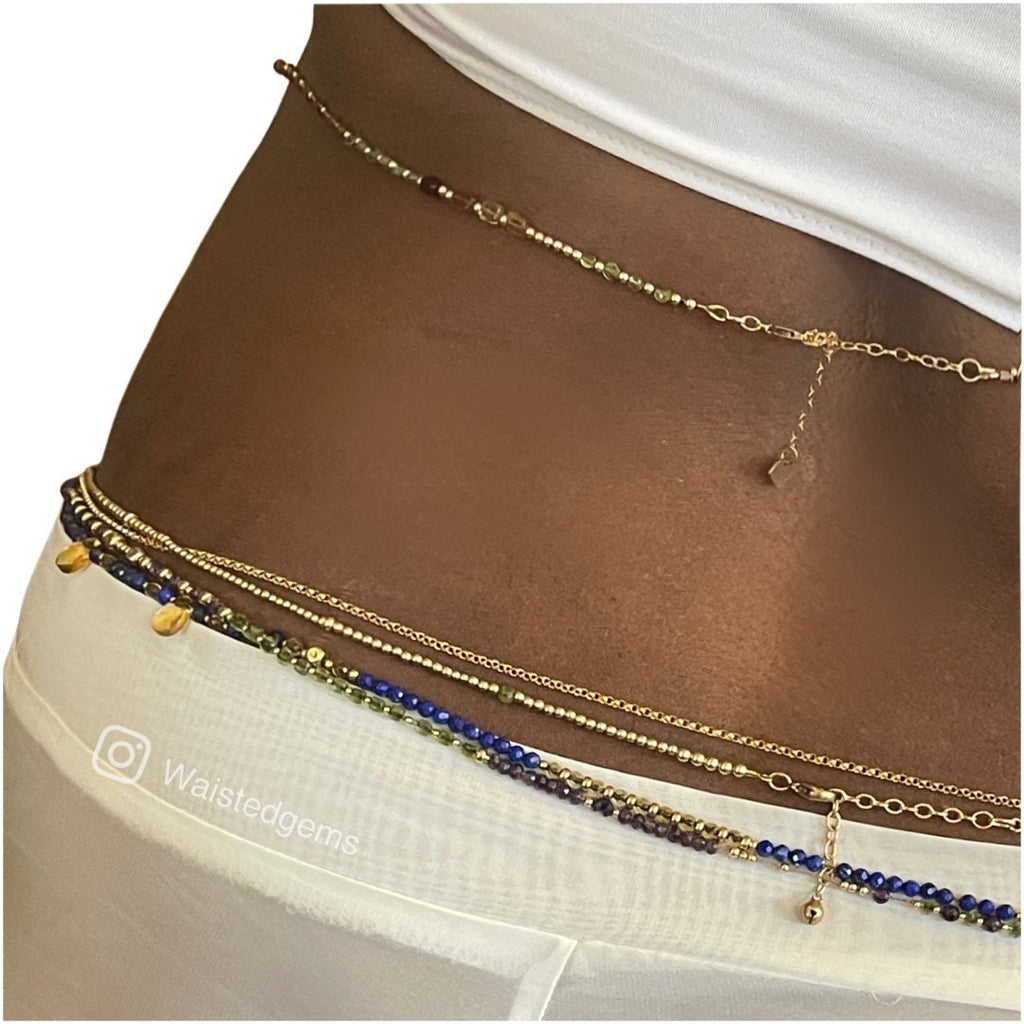 14k Gold Filled Waist Chain – Rolo Design