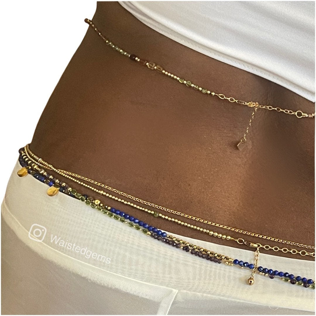 14k Gold Filled Waist Chain – Rolo Design