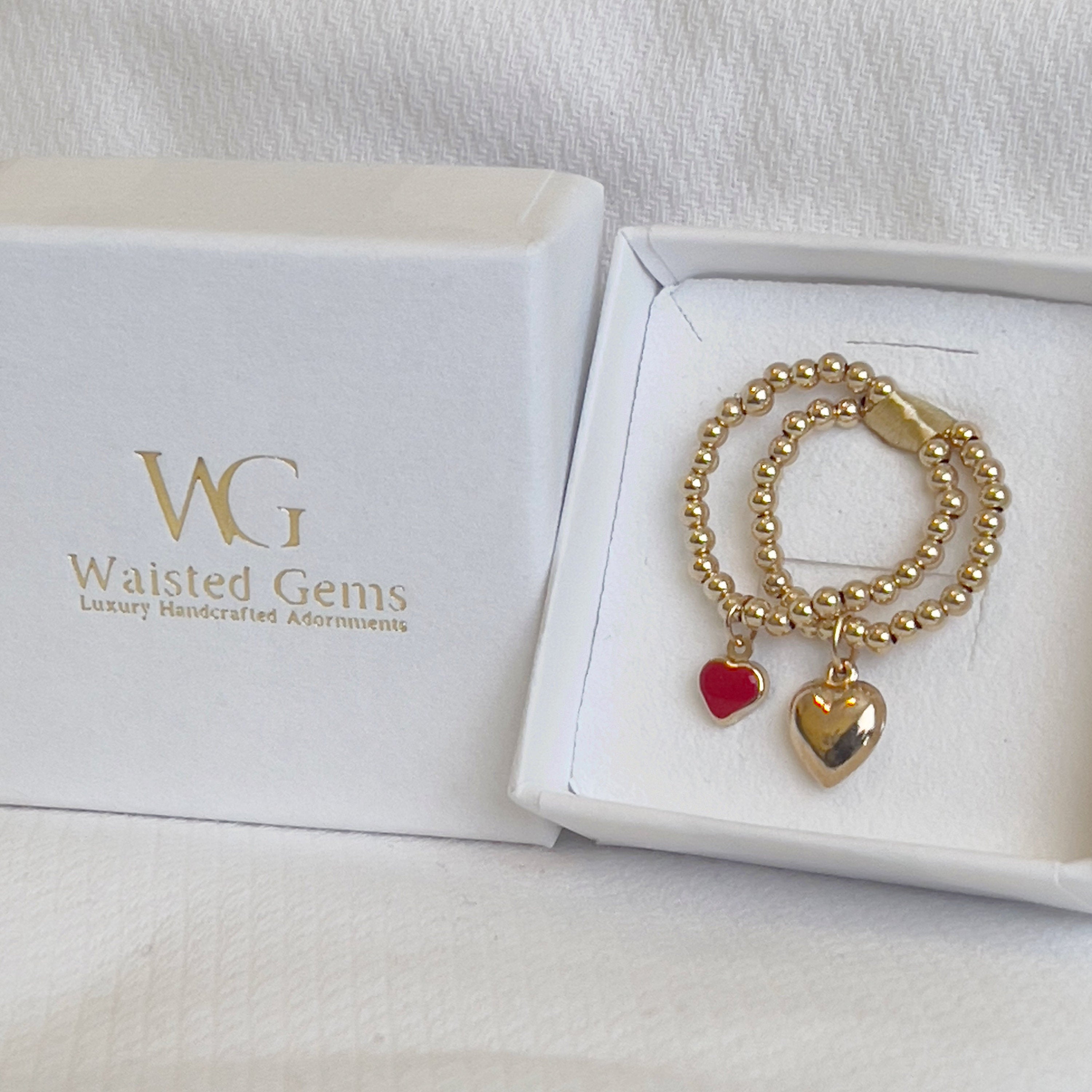 Gold Filled Heart Dangle Ring