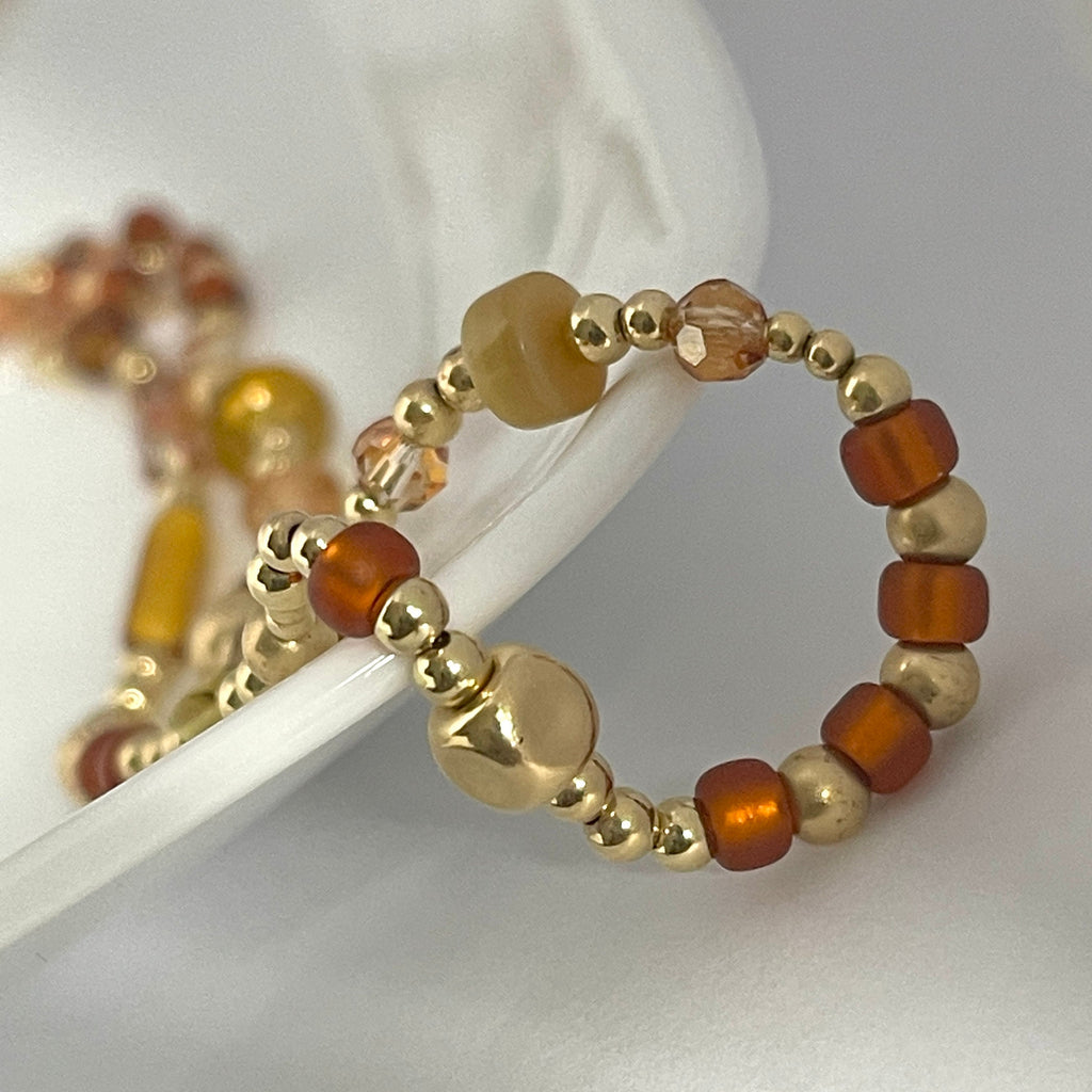 14k Gold Filled Waist Chain – Beaded Crystal Detail
