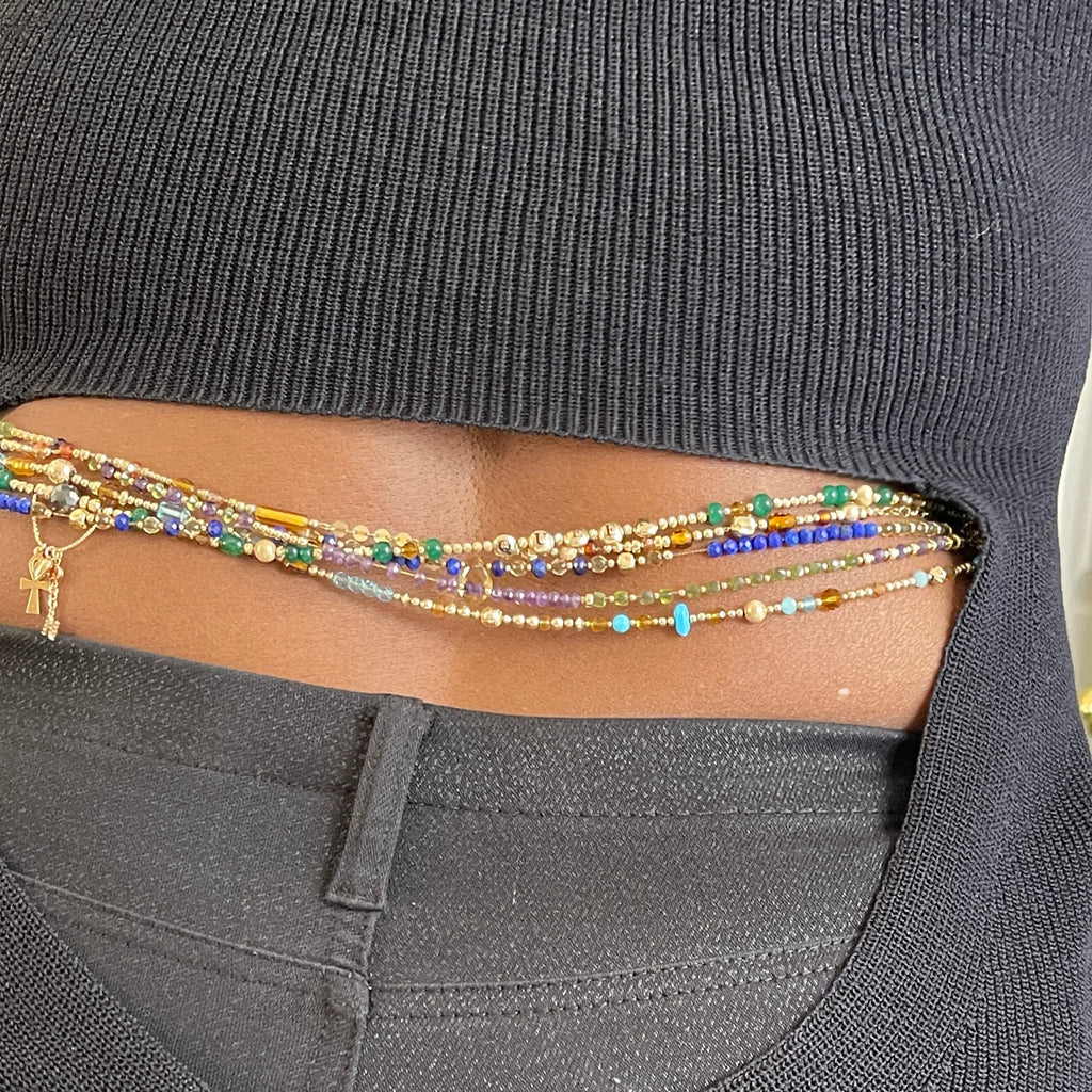 The Queen bespoke waist bead - historical reference photo 5