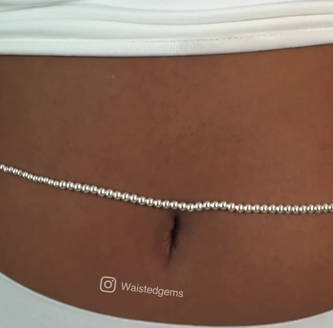 Sterling Silver Waist Beads – Custom Plus-Size Fit