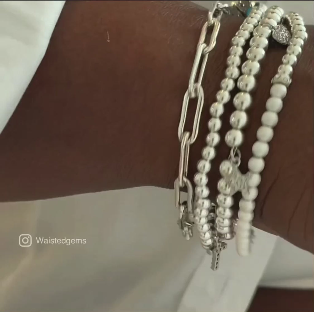 Paperclip Chain Bracelet – 14k Gold Filled or Sterling Silver